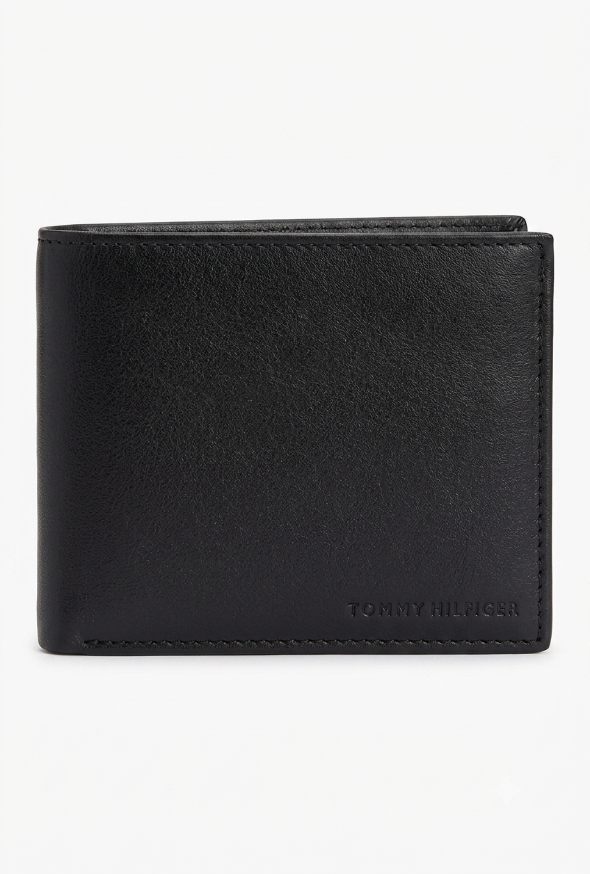 Tommy Hilfiger Men's Premium Leather Wallet | Bi-Fold Wallet