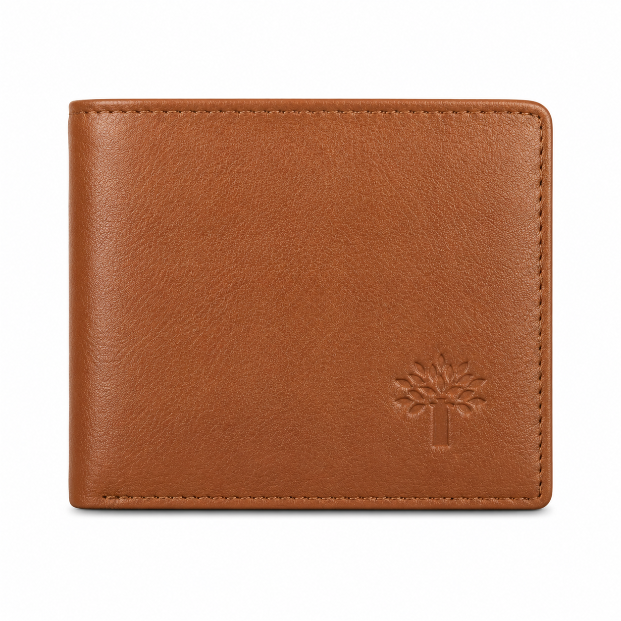 Woodland Men's Premium Tan Leather Wallet | Classic Bi-Fold Wallet