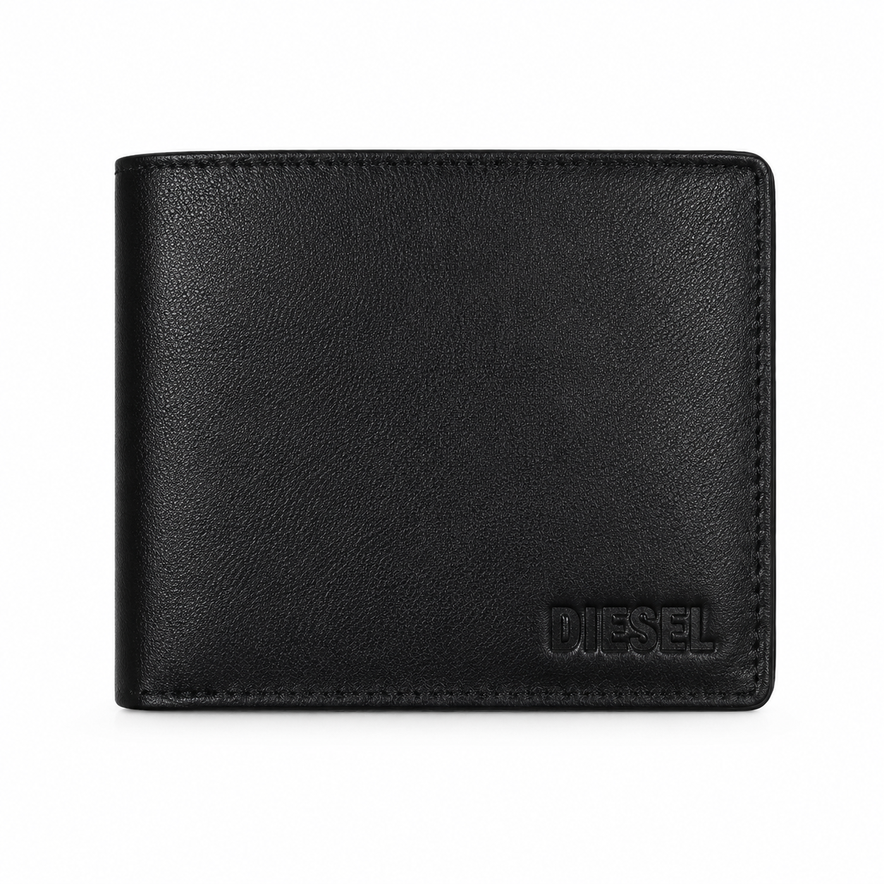 Diesel Men's Premium Leather Wallet | Classic Bi-Fold Wallet